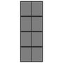 Voir la diapositive 4 : VIDAXL Porte coulissante noir 76x205 cm verre trempe aluminium