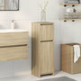 Voir la diapositive 1 : VIDAXL Armoire de salle de bain Chene sonoma 30x30x95 cm Agglomere