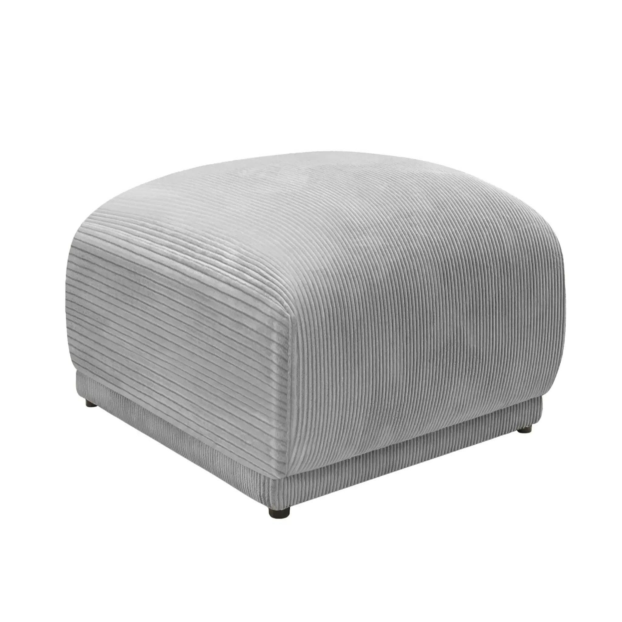 Voir la diapositive 1 : CASANOVA PARIS Rosalie - pouf velours cotelé