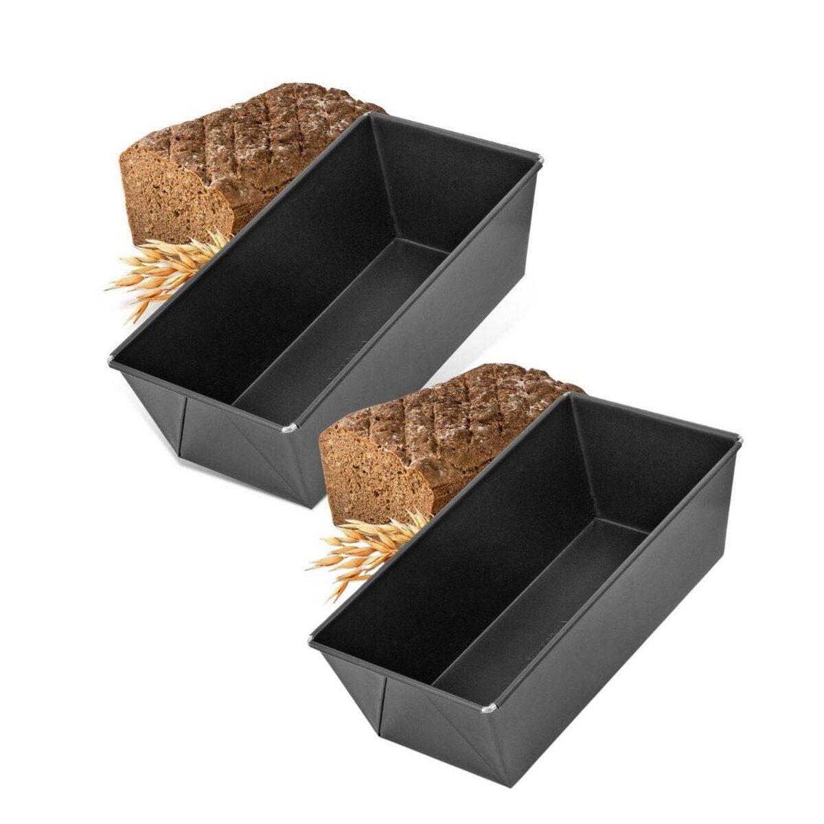 ZENKER Ensemble de 2 Moules à pain 31cm Zenker Pure