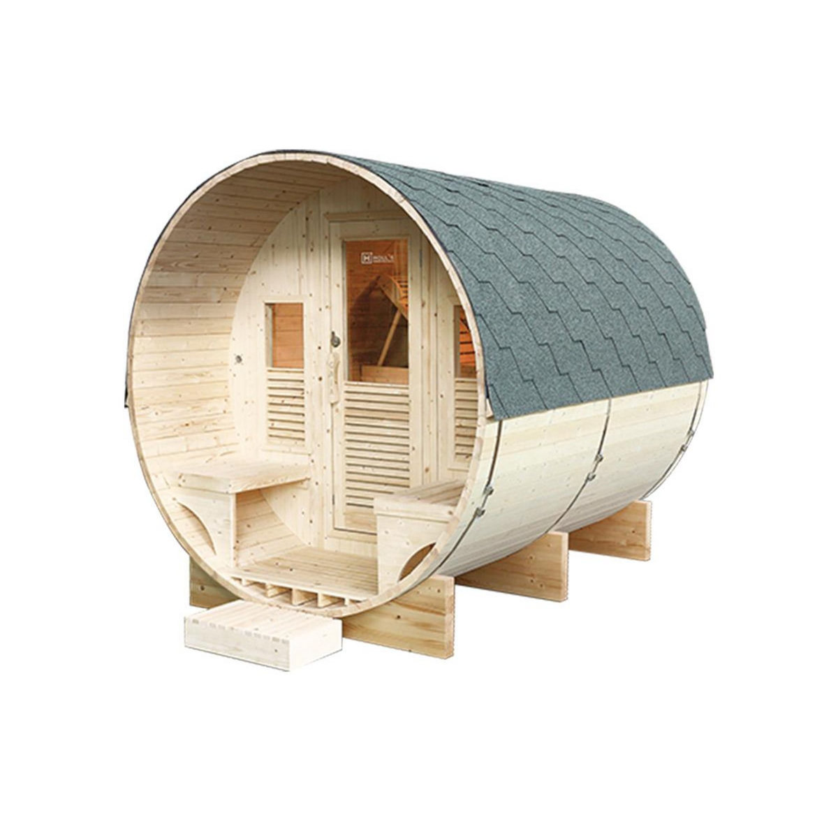 Holl's Sauna traditionnel d'extérieur Gaïa Luna - Holl's