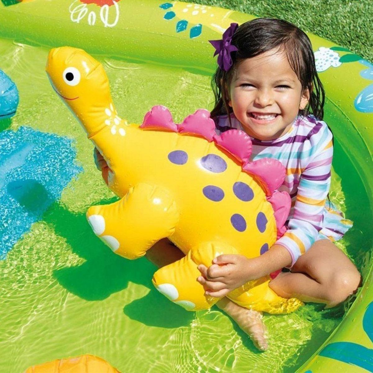 INTEX Aire de jeux gonflable petit dino