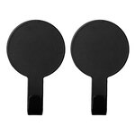 Paris Prix Lot de 2 Crochets Adhésifs  Fixeo  7cm Noir