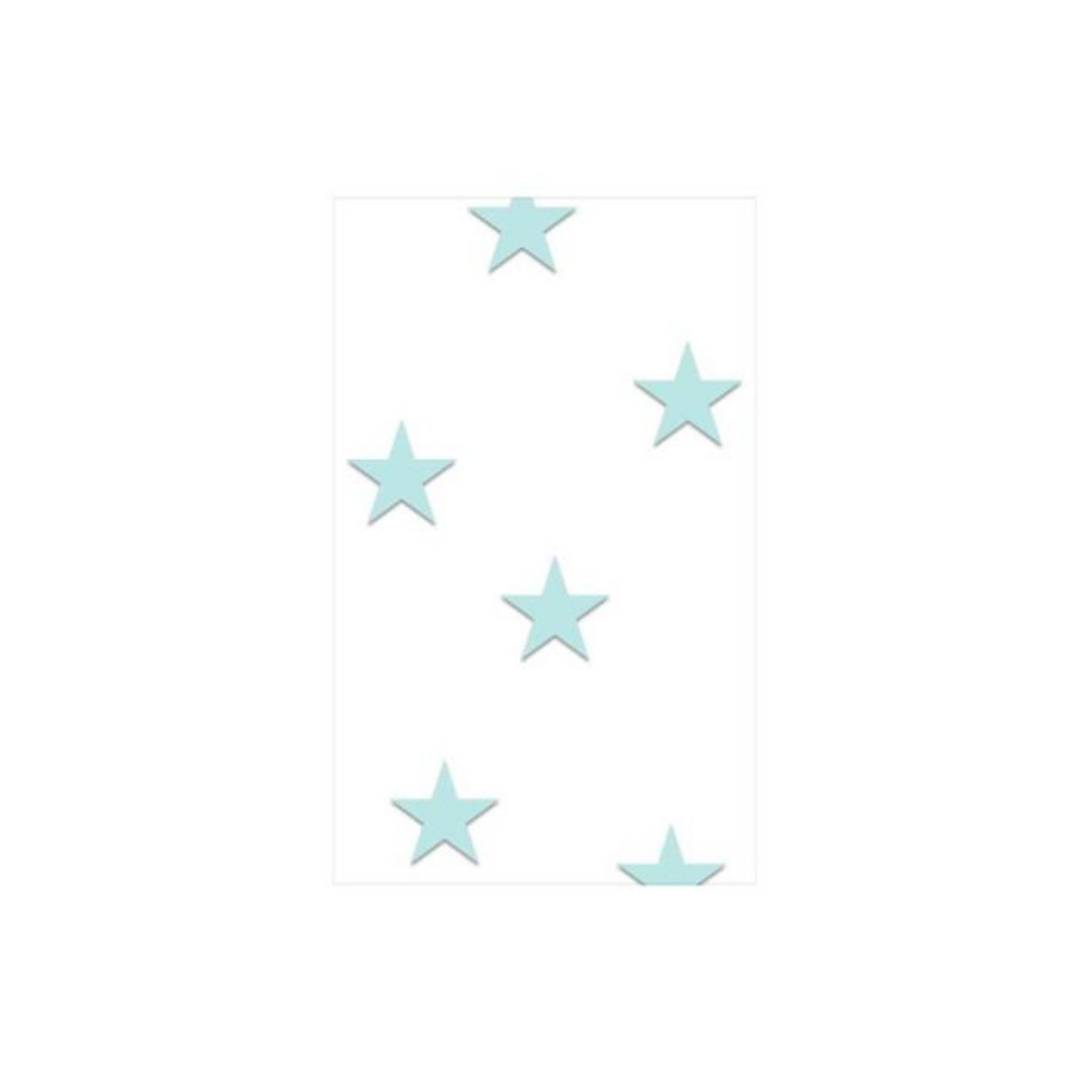 Paris Prix Papier Peint  Stars Aquamarine  50x1000cm