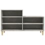 Voir la diapositive 5 : VIDAXL Armoire a chaussures Gris beton 102x36x60 cm Bois d'ingenierie