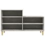 Voir la diapositive 5 : VIDAXL Armoire a chaussures Gris beton 102x36x60 cm Bois d'ingenierie