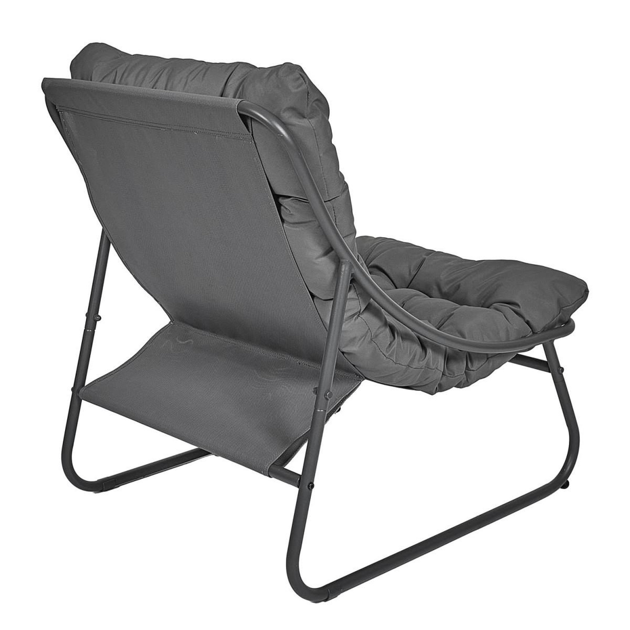 Voir la diapositive 5 : The Home Deco Factory Fauteuil d'extérieur  dolce vita  88cm anthracite