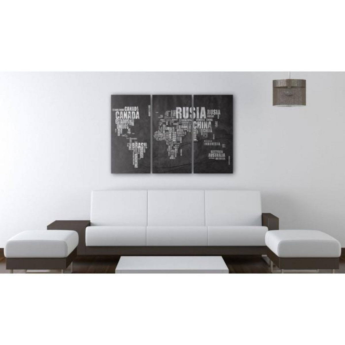 Paris Prix Tableau en Liège  Carte du Monde - El Mundo