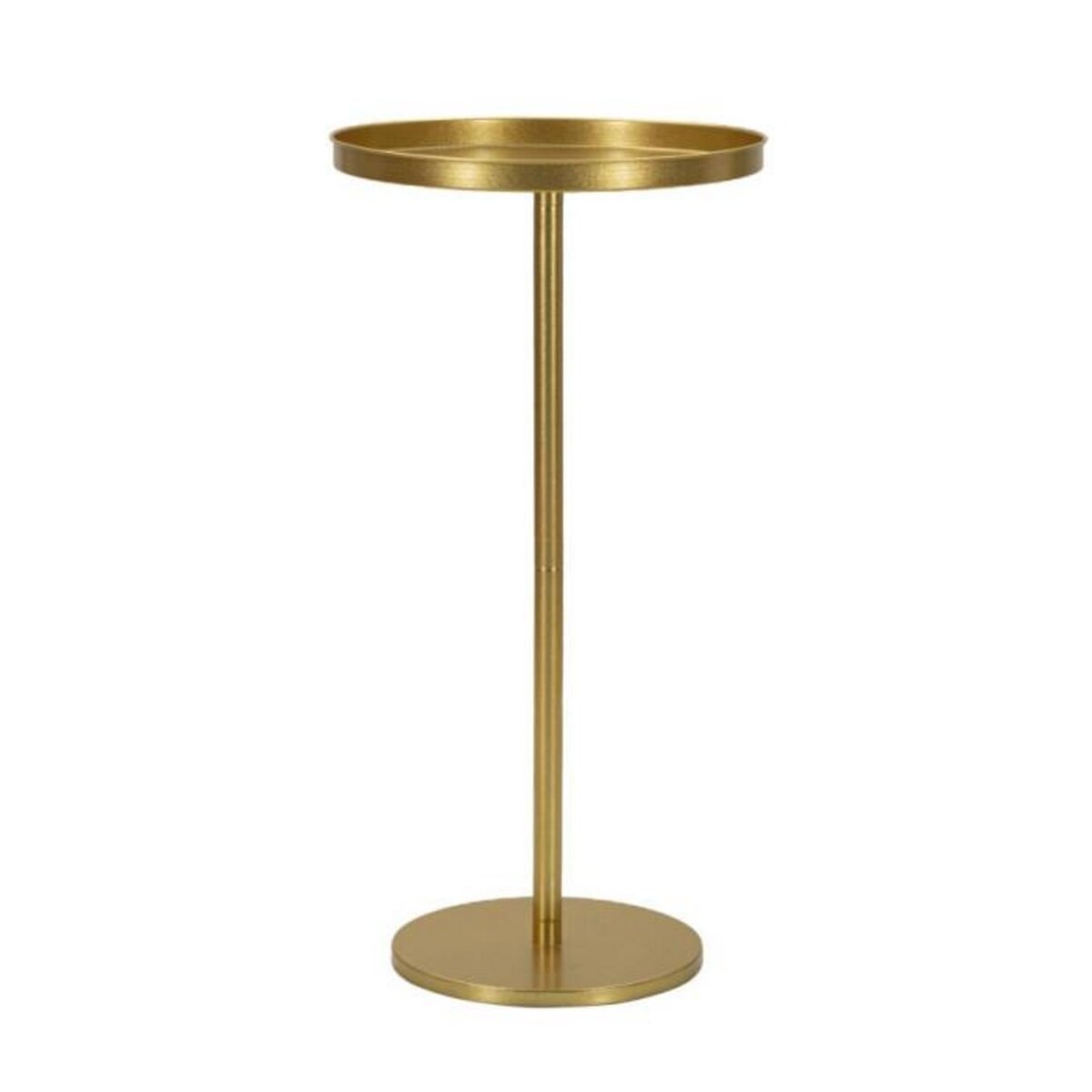 Paris Prix Table d'Appoint en Métal  Doha  80cm Or