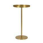 Paris Prix Table d'Appoint en Métal  Doha  80cm Or