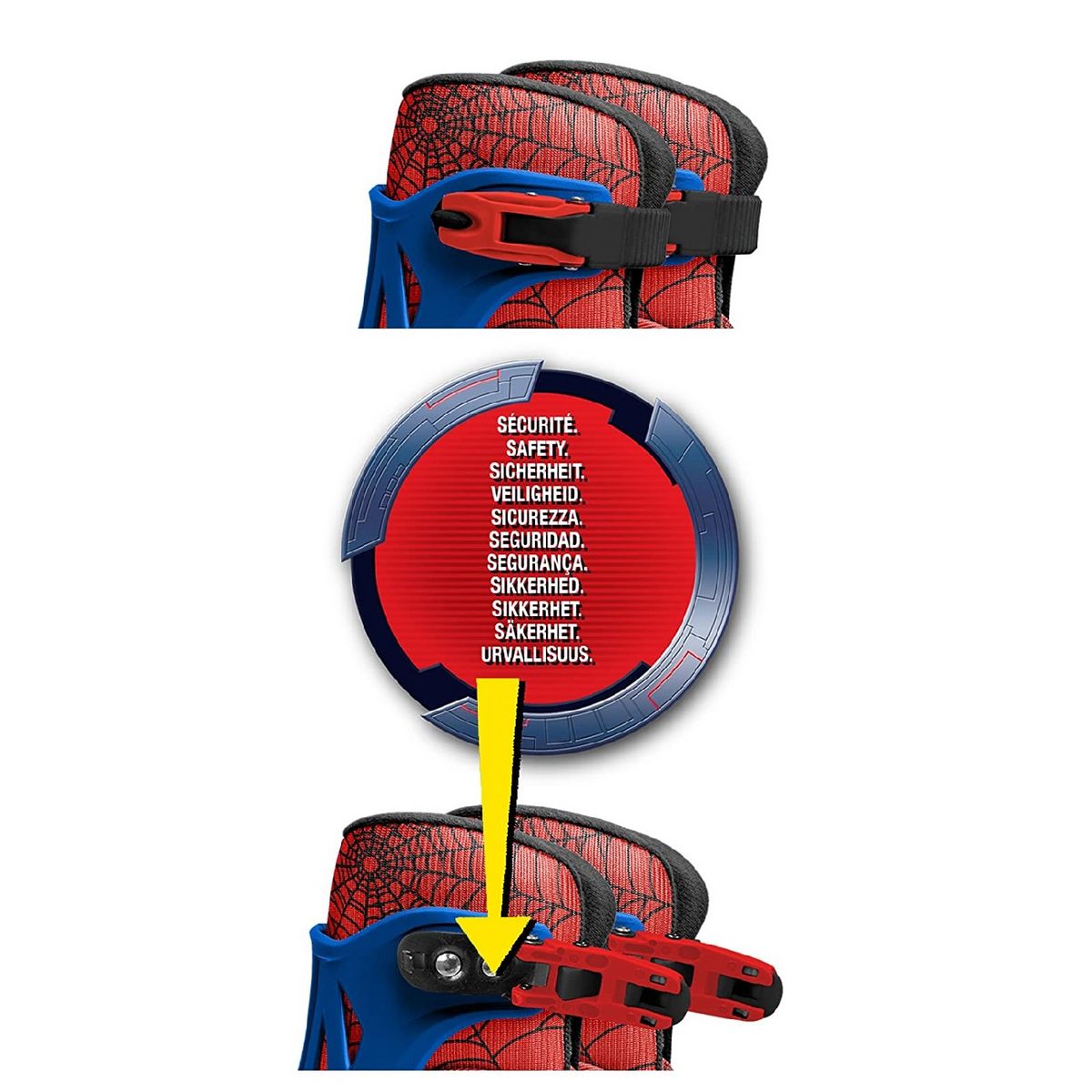 SPIDERMAN Patins en ligne ajustable SPIDERMAN taille 30 à 33