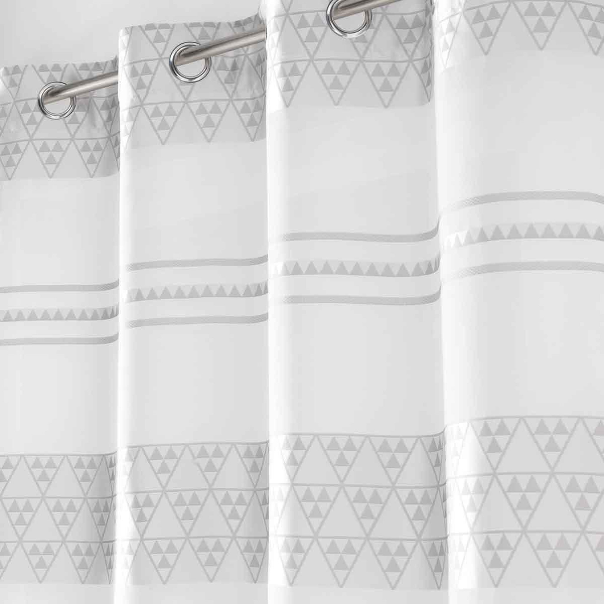 Voir la diapositive 2 : Douceur d'Intérieur Rideau voilage à œillets  pasadena  140x280cm blanc