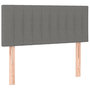 Voir la diapositive 2 : VIDAXL Tete de lit Gris fonce 80x5x78/88 cm Tissu