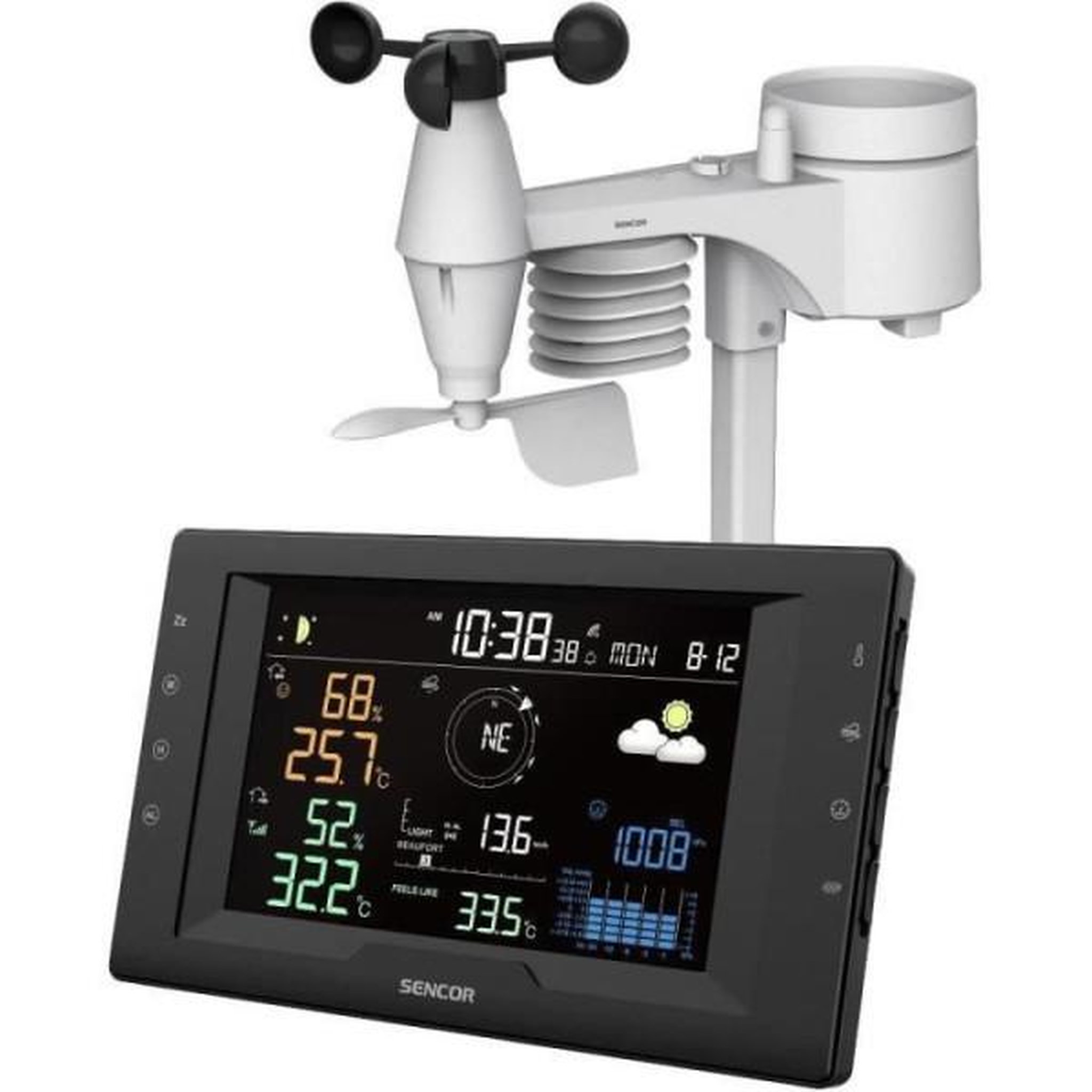 MARKET24 Station météo professionnelle - sencor - sws 9400