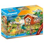 PLAYMOBIL 71001 - Cabane dans les arbres et toboggan