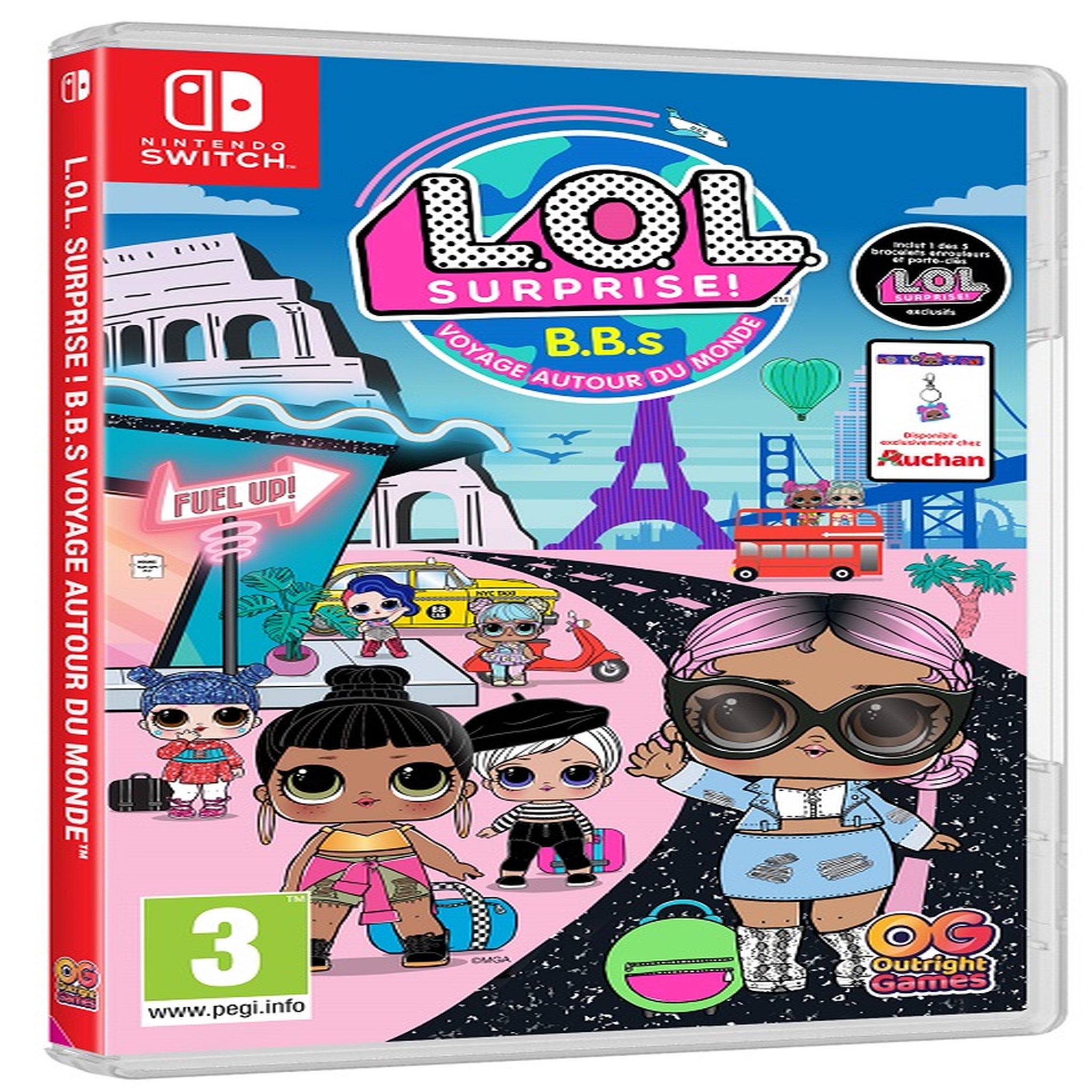 Voir la diapositive 2 : L.O.L. Surprise ! B.B.S Voyage autour du monde Edition Exclusive Auchan Nintendo Switch
