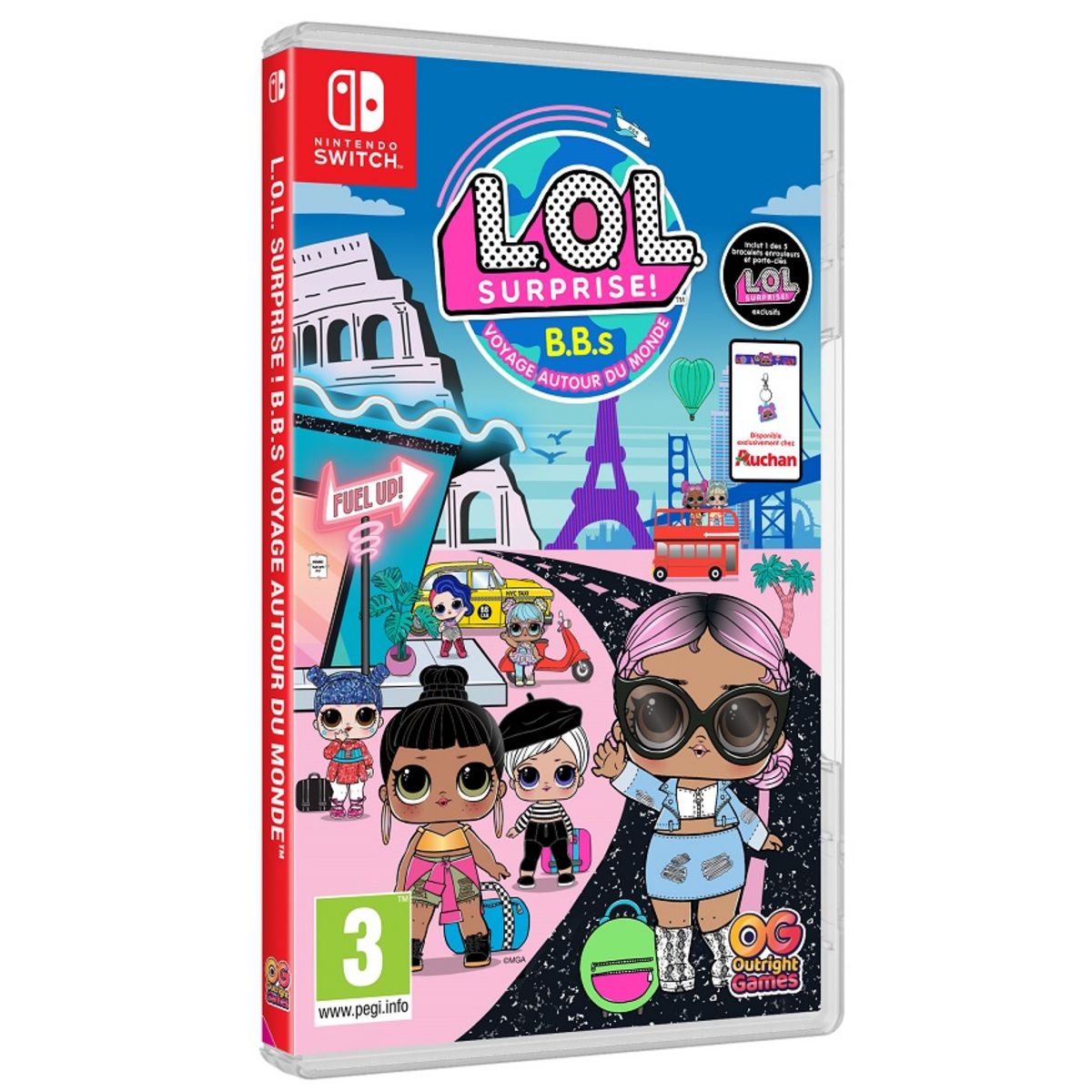 L.O.L. Surprise ! B.B.S Voyage autour du monde Edition Exclusive Auchan Nintendo Switch