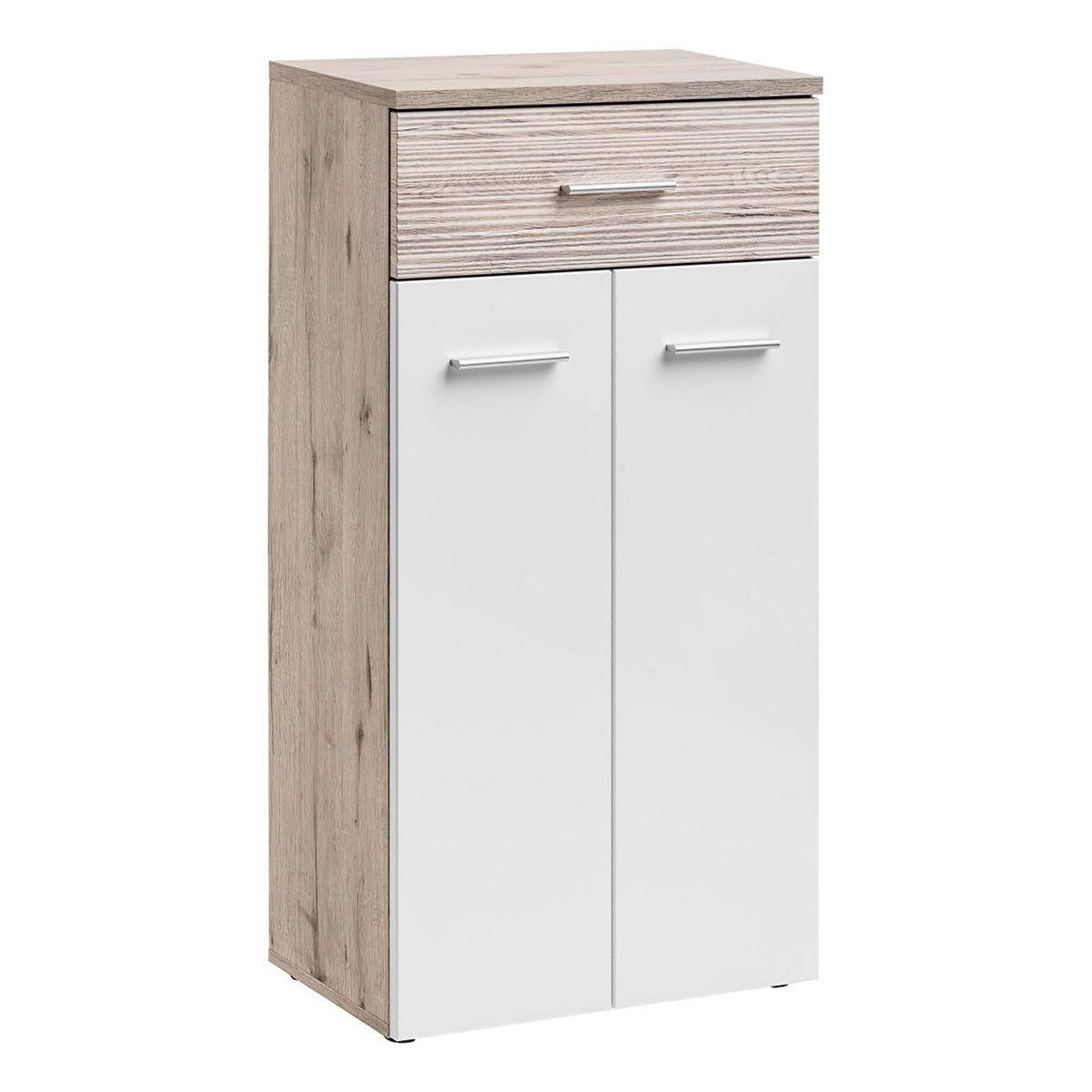 Paris Prix Meuble de rangement  gustavo  114cm naturel & blanc