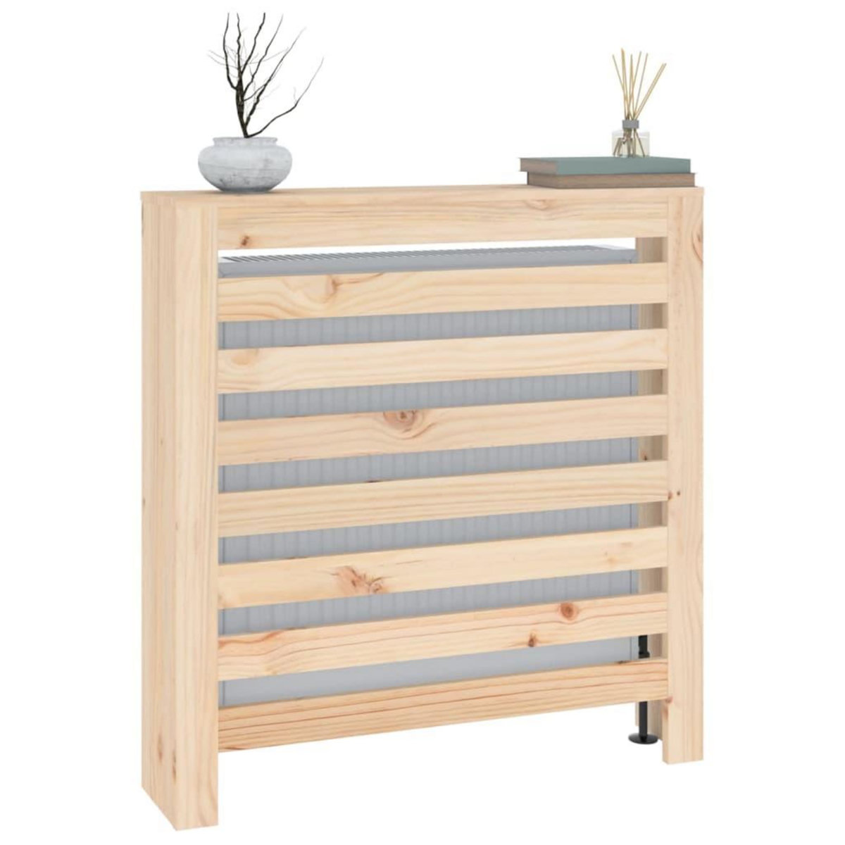 VIDAXL Cache-radiateur 79,5x19x84 cm Bois massif de pin