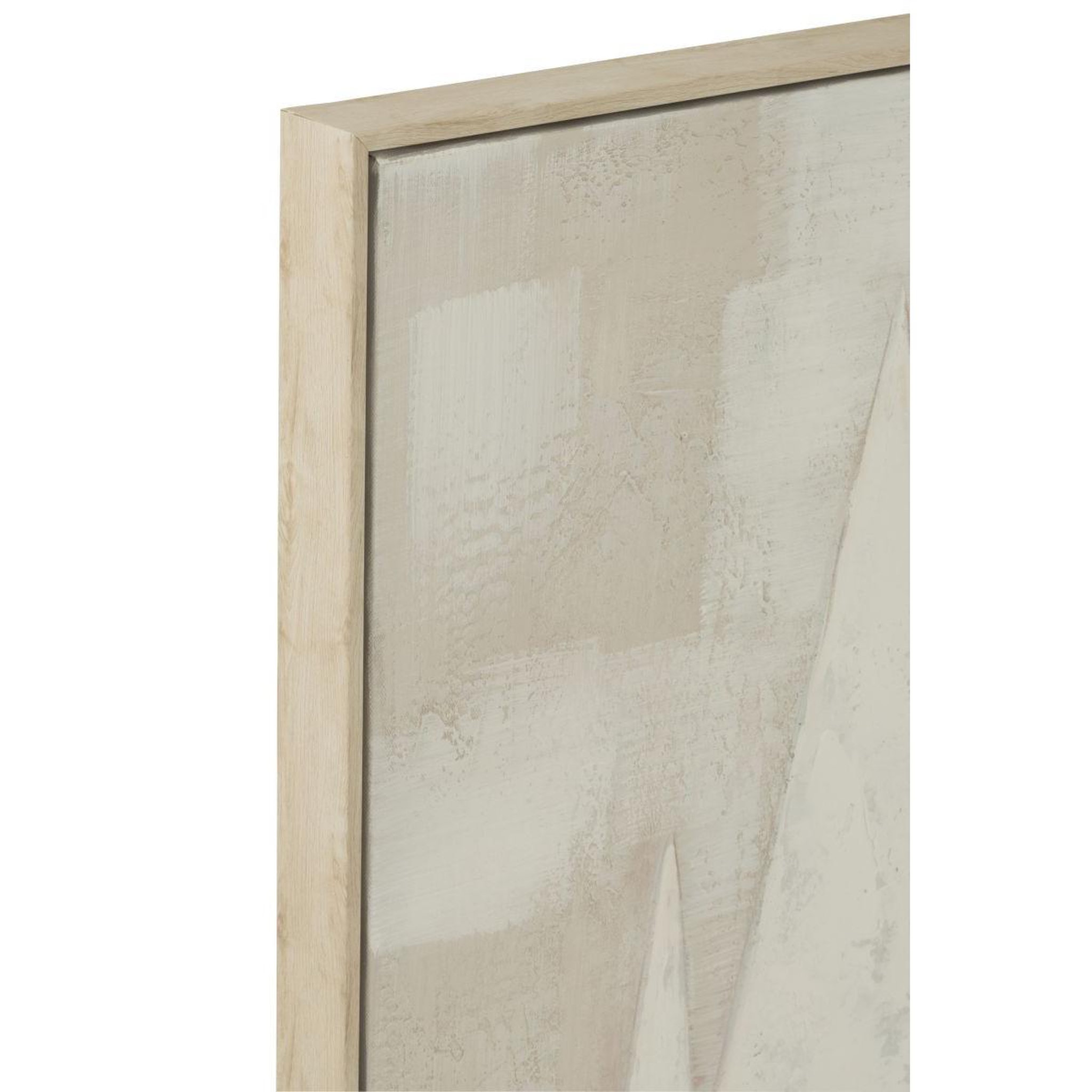 Voir la diapositive 2 : J-LINE Tableau peinture déco  tog  82x122cm naturel