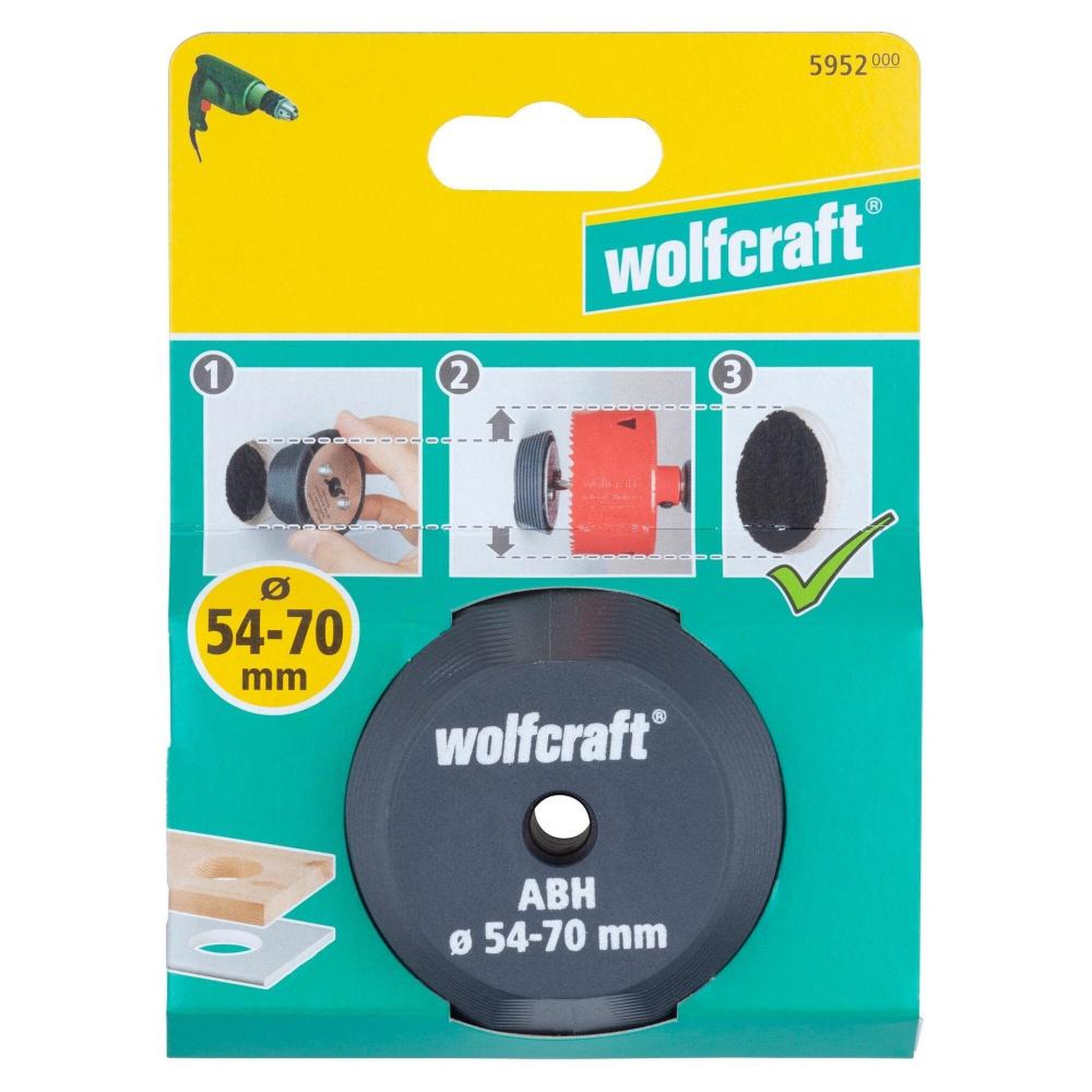 WOLFCRAFT Guide de perçage multimatière WOLFCRAFT