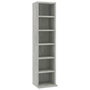 Voir la diapositive 2 : VIDAXL Armoire a CD Gris beton 21x20x88 cm Bois d'ingenierie