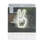 Voir la diapositive 4 : Paris Prix Lampe LED Effet Néon  Peace  21cm Blanc