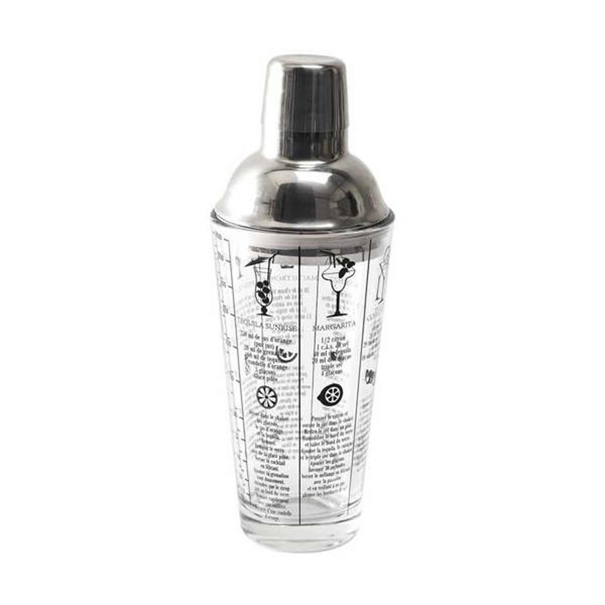 COOK CONCEPT Shaker en verre avec recettes Lounge No Name Cook Concept KV7351 45 cl Gris