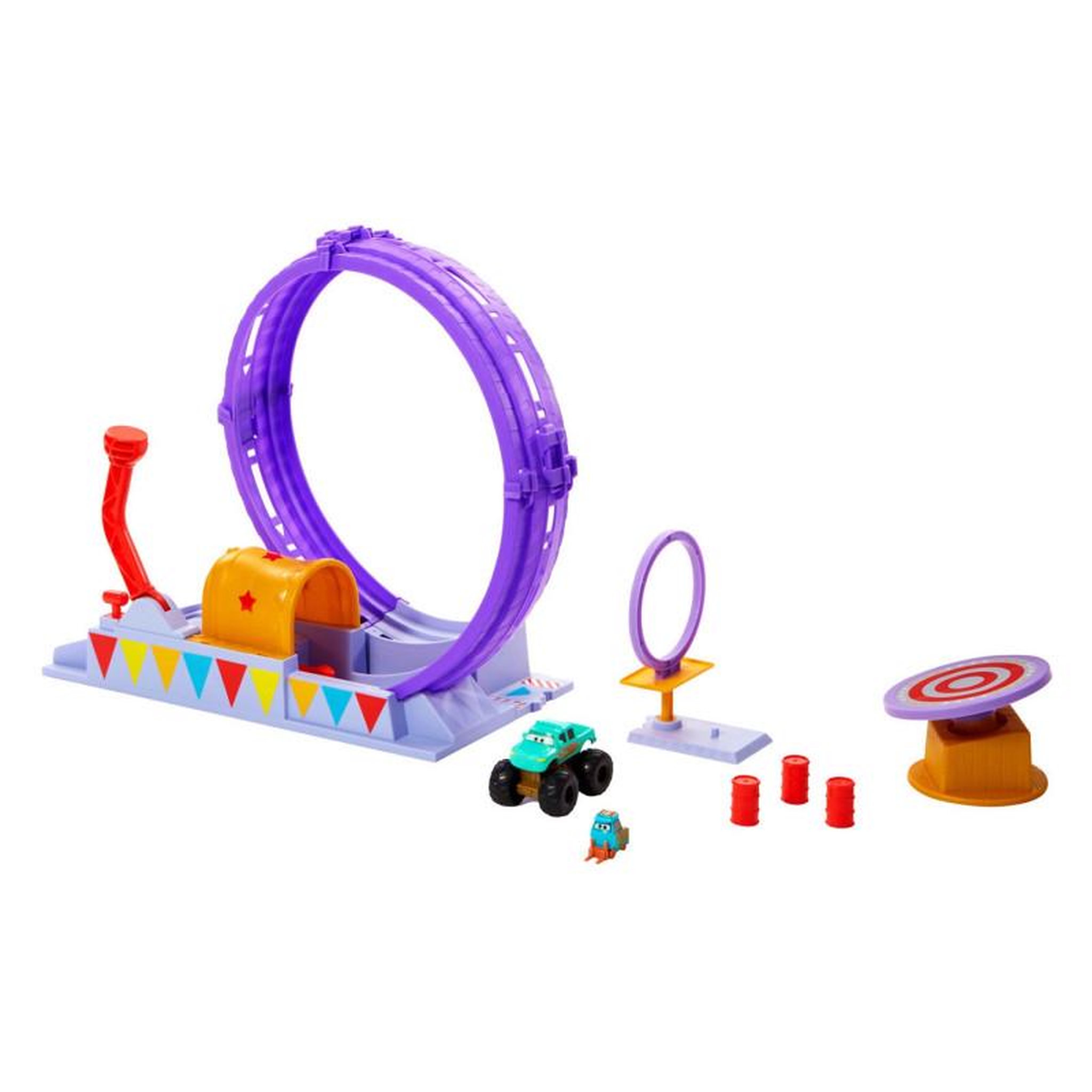 Voir la diapositive 3 : MATTEL Mattel - Disney Pixar Cars Circus Playset HGV73