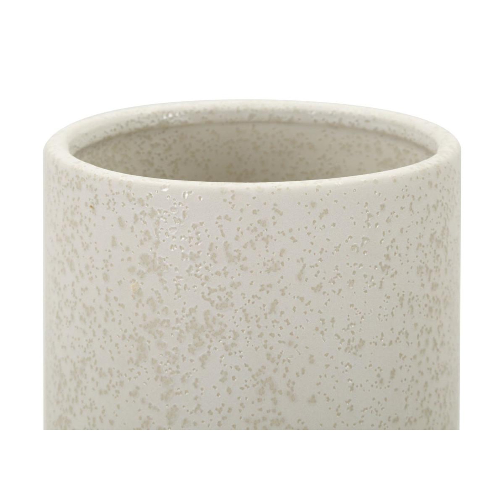 Voir la diapositive 3 : Paris Prix Vase cylindrique en céramique  bubbles  28cm crème