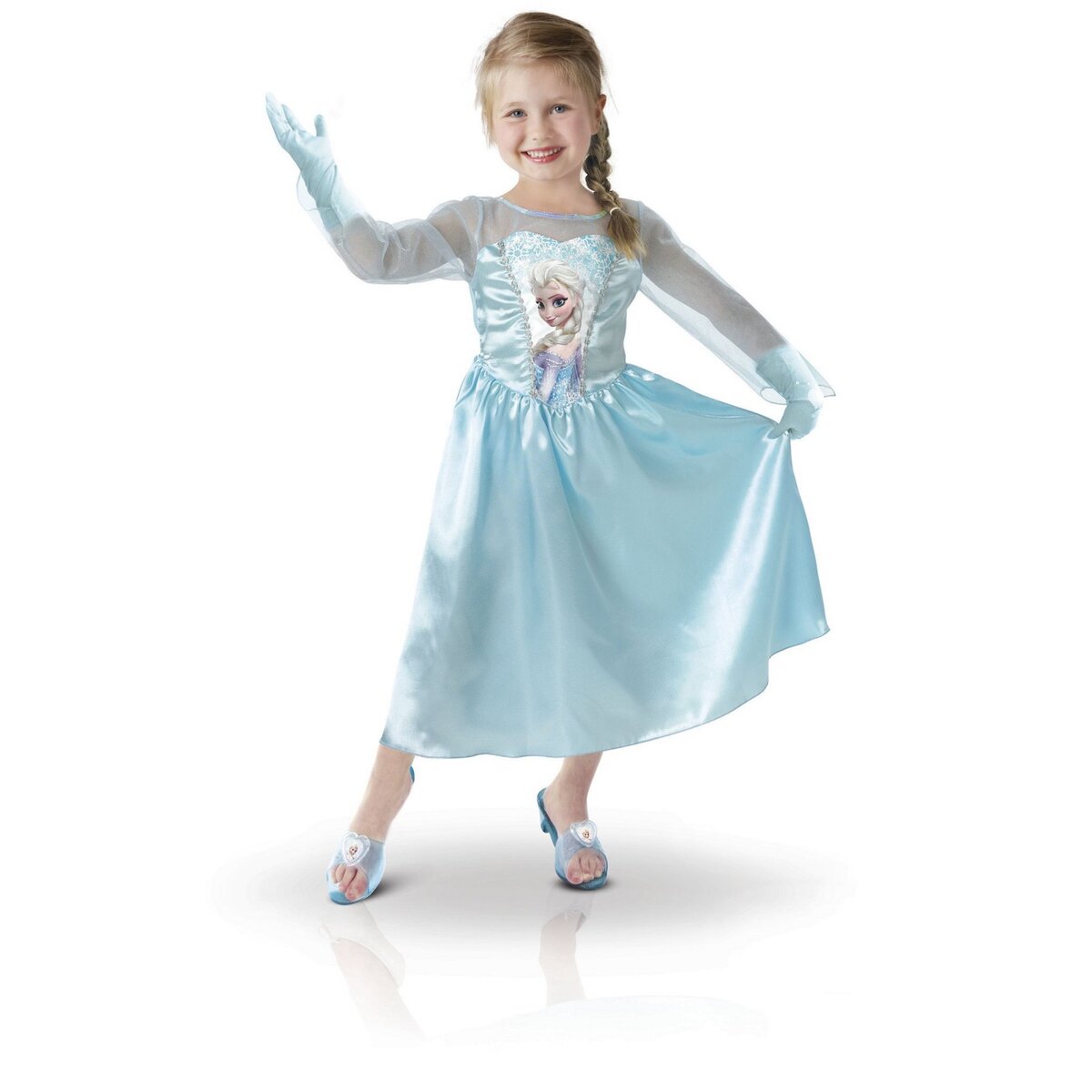 Robe reine des neiges best sale pas cher