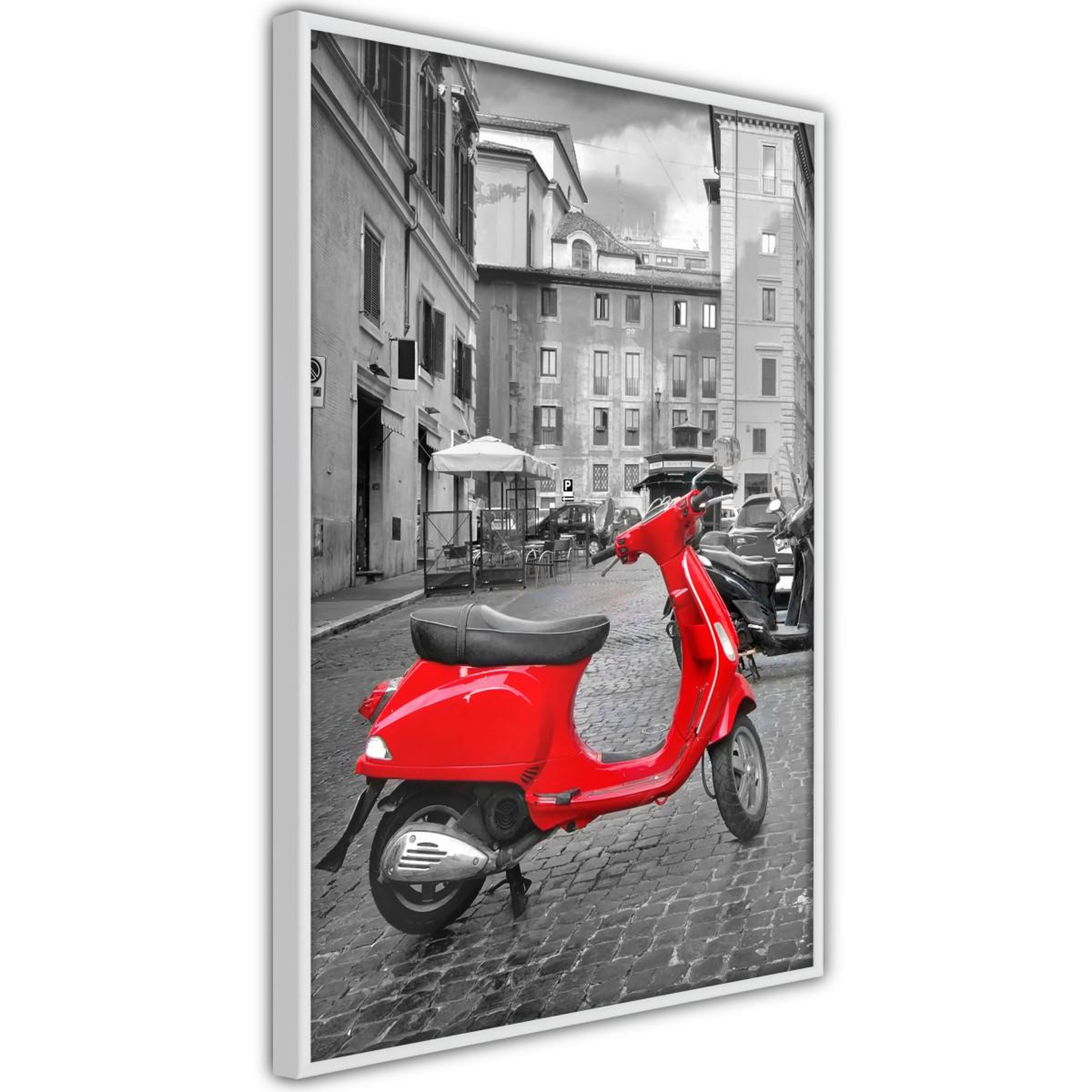 Paris Prix Affiche Murale Encadrée  The Most Beautiful Scooter