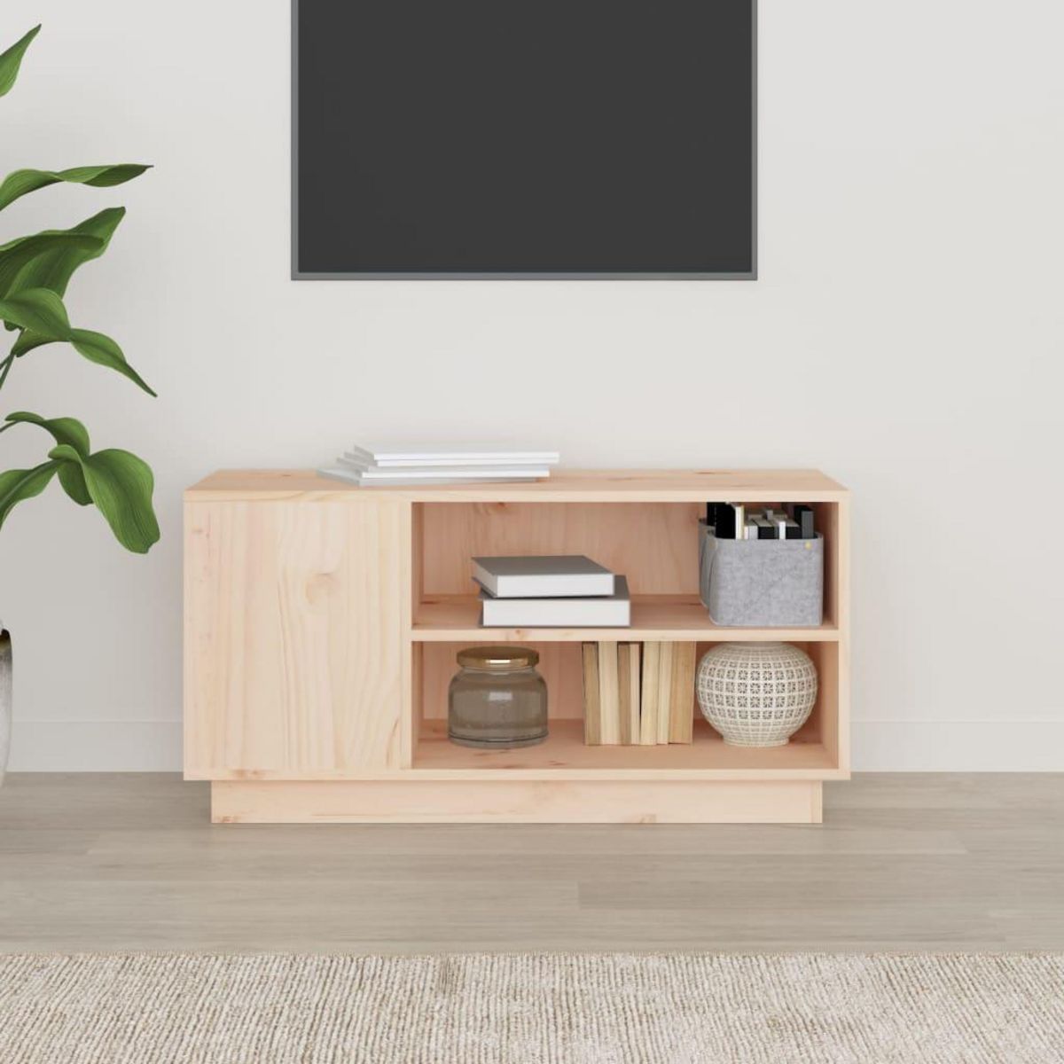 VIDAXL Meuble TV 80x35x40,5 cm Bois de pin massif