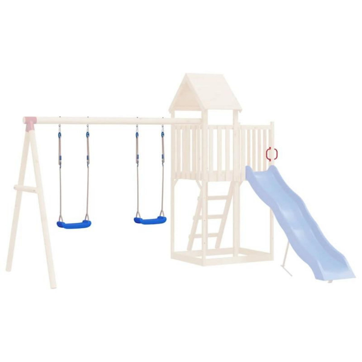 VIDAXL Sièges de balançoire avec cordes 2 pcs bleu 37x15 cm PE