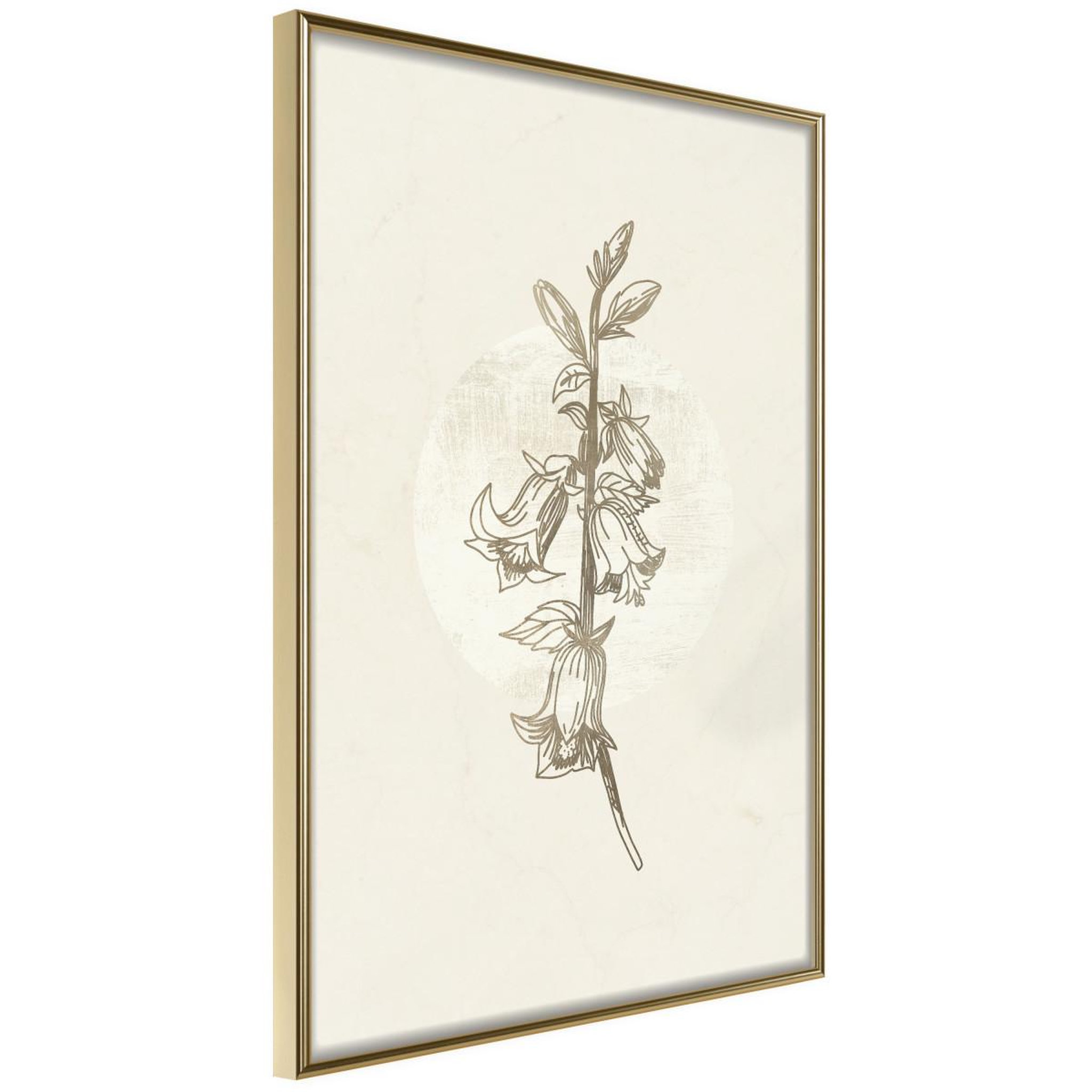 Voir la diapositive 1 : Paris Prix Affiche Murale Encadrée  Beige Campanula