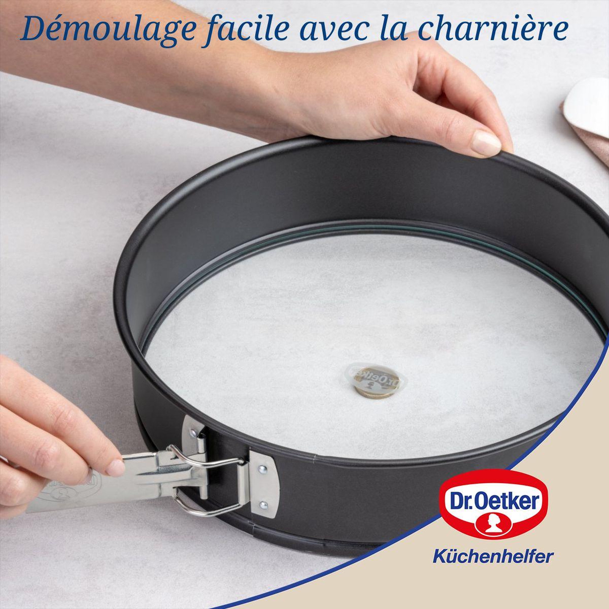 Voir la diapositive 6 : DR.OETKER Moule à manqué à charnière 26 cm dr.oetker tradition