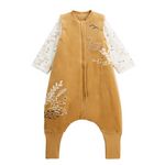 Petit Béguin Turbulette TOG2 en velours avec pieds retroussables et manches amovibles Swan. Coloris disponibles : Jaune