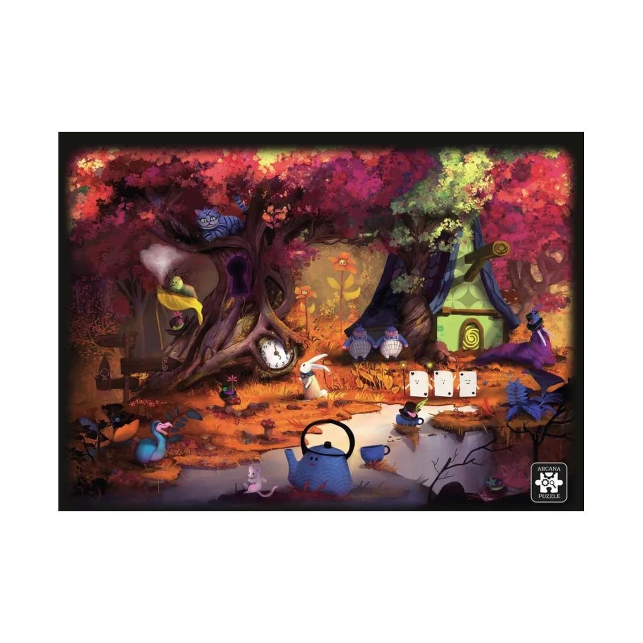 Voir la diapositive 3 : Gigamic Arcana puzzle : alice au pays des merveilles