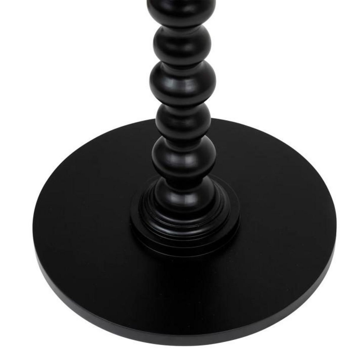 ATMOSPHERA Table d'Appoint Ronde  Alix  50cm Noir