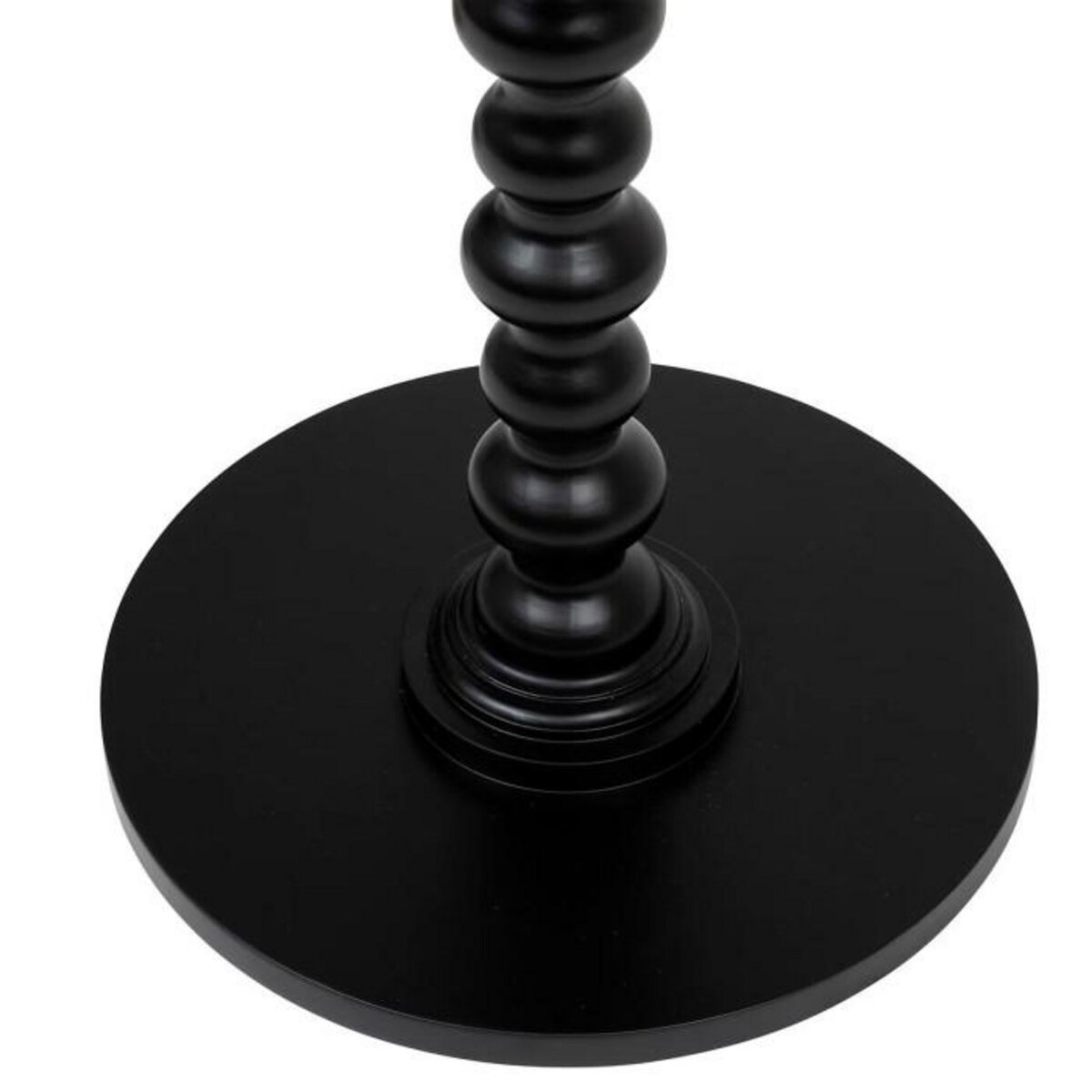 ATMOSPHERA Table d'Appoint Ronde  Alix  50cm Noir