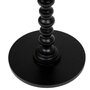 Voir la diapositive 4 : ATMOSPHERA Table d'Appoint Ronde  Alix  50cm Noir
