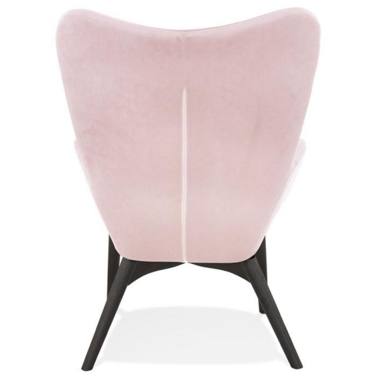 Paris Prix Fauteuil Design en Velours  Mapelo  93cm Rose