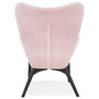 Voir la diapositive 5 : Paris Prix Fauteuil Design en Velours  Mapelo  93cm Rose