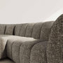 Voir la diapositive 6 : LISA DESIGN Curtis - canapé d'angle gauche 4 places avec accoudoir en tissu texturé