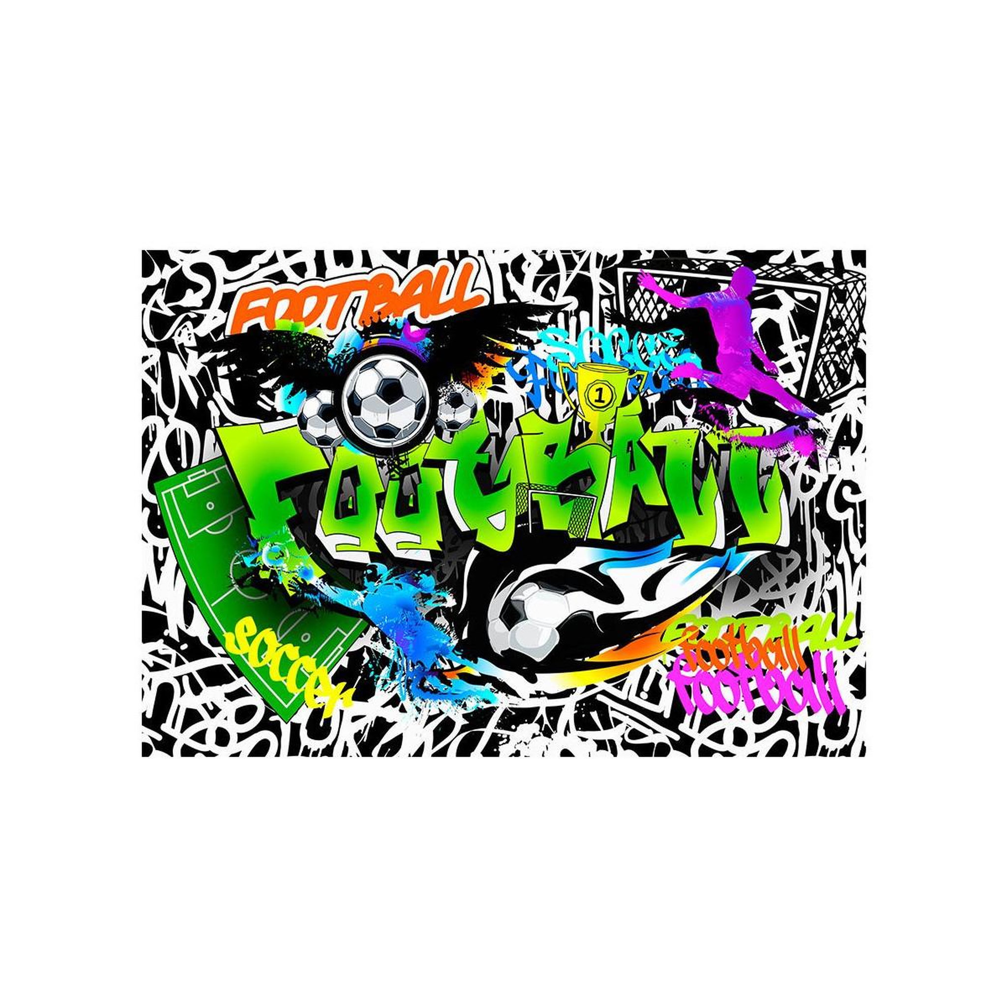 Voir la diapositive 2 : Paris Prix Papier Peint  Football Graffiti