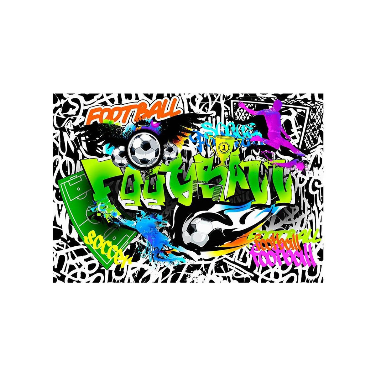 Paris Prix Papier Peint  Football Graffiti