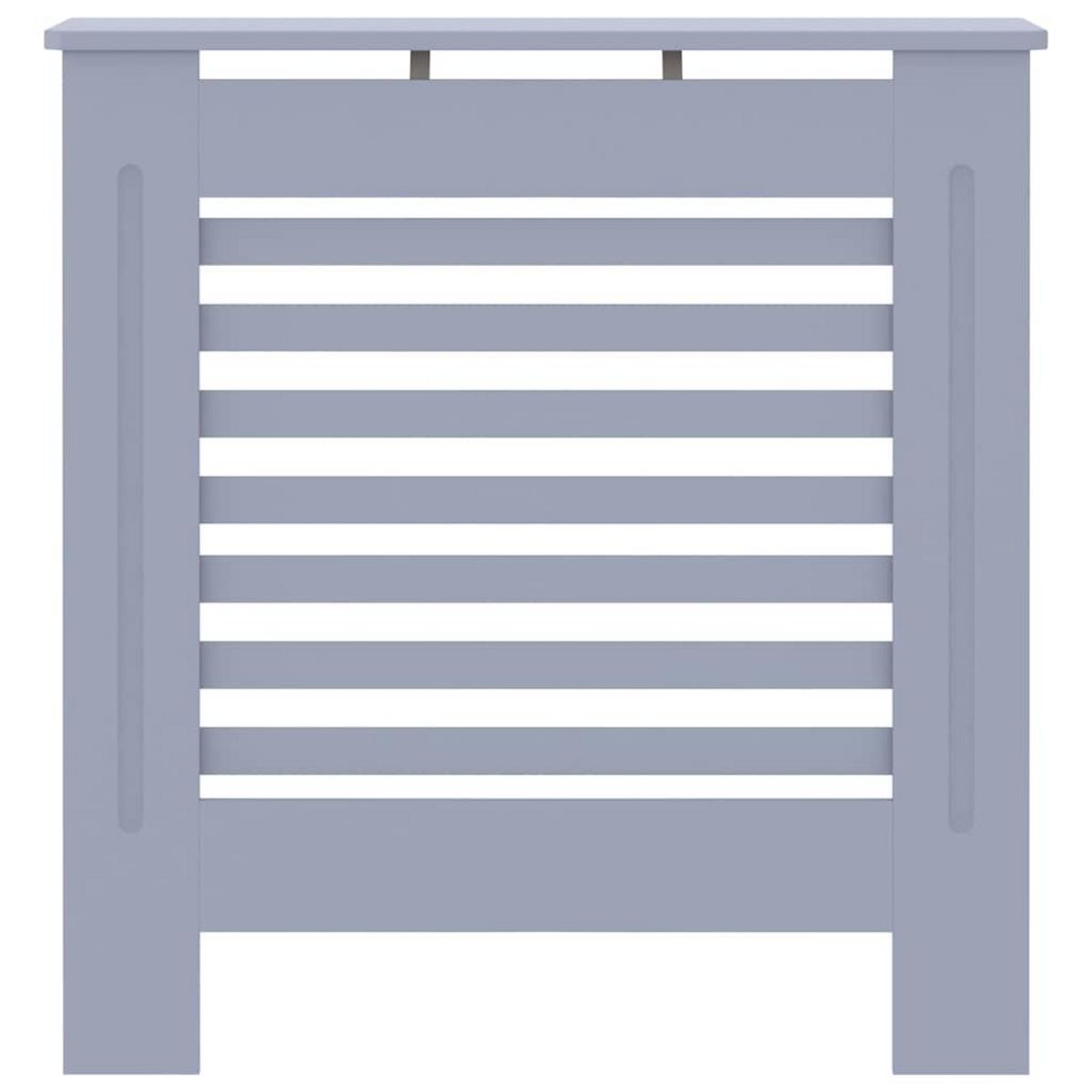 VIDAXL Cache-radiateur MDF Gris 78 cm