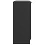 Voir la diapositive 4 : VIDAXL Buffet noir 60x30x70 cm bois d'ingenierie
