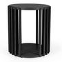 Voir la diapositive 2 : Paris Prix Table d'Appoint Design  Drume  58cm Noir