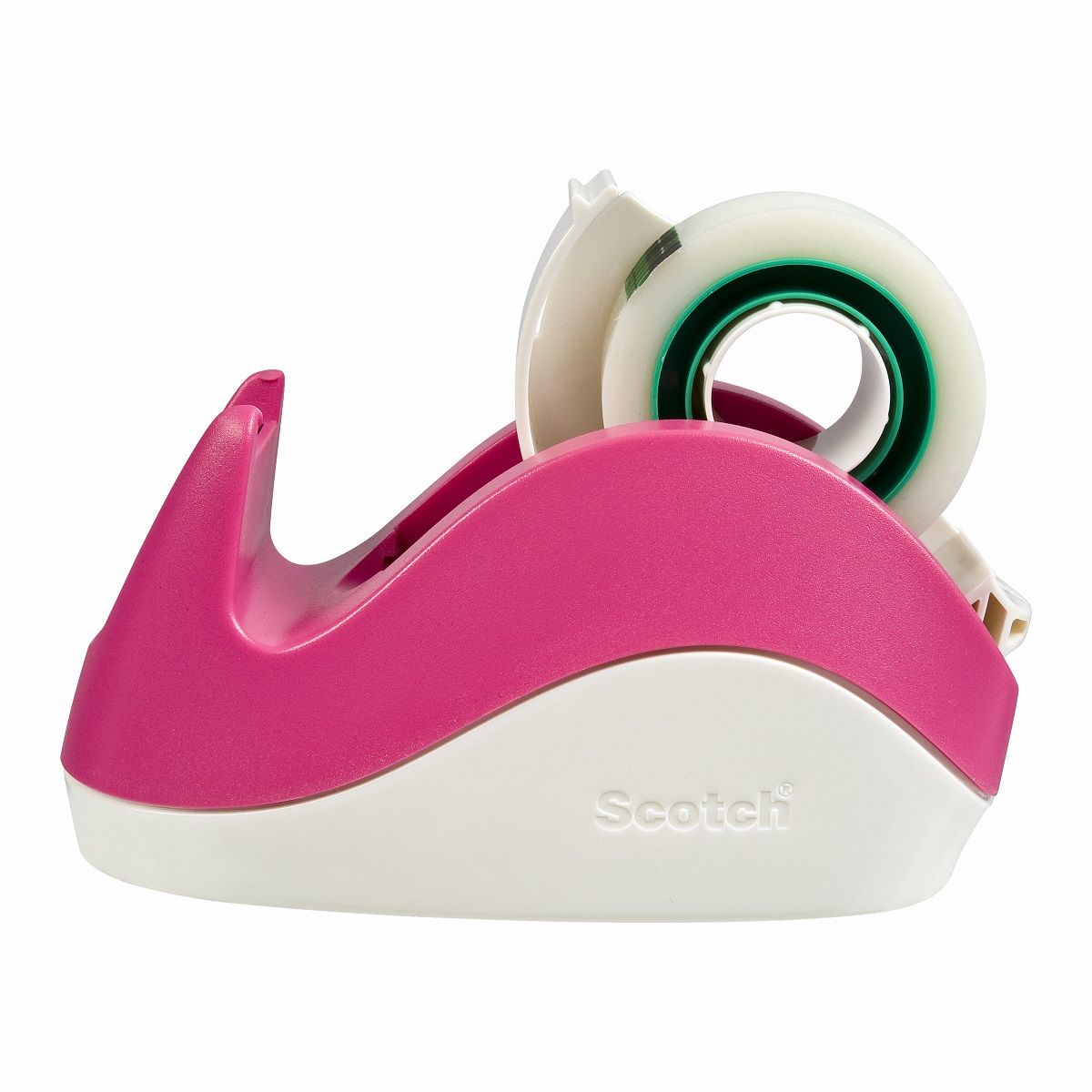 SCOTCH Dévidoire bicolore Gris/Rose ruban adhésif 15mx19mm